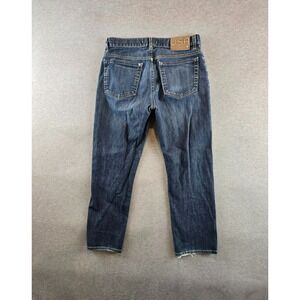 John Varvatos Star USA Bowery Slim Straight Jeans Mens 32x28 Blue Stone Distress